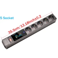 539468989 Multiprise ue avec interrupteur ampèremètre numérique, voltmètre d’énergie