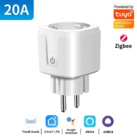 541440554 TNCE TUYA prise intelligente WiFi ou Zigbee3.0 prise EU 16A - 20A moniteur de